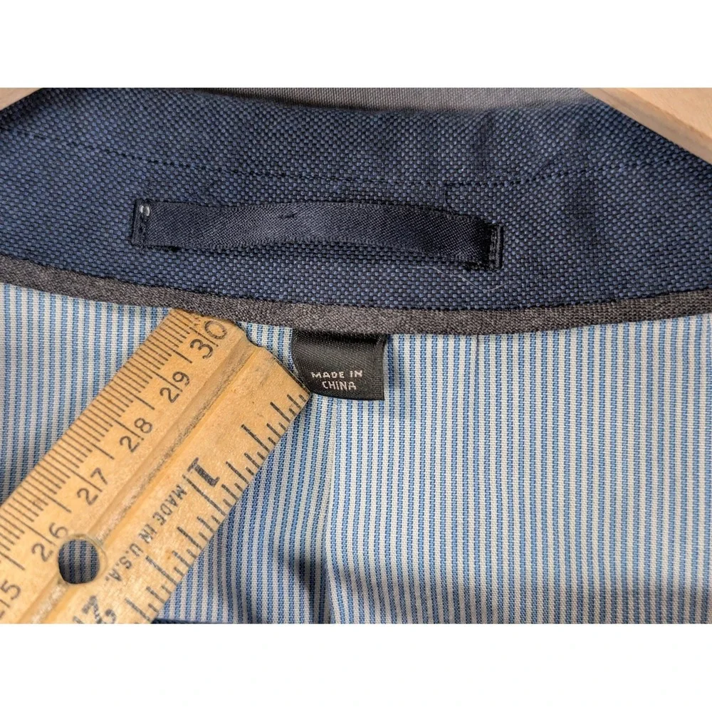 J.Crew Ludlow Suit Set Mens Blue Textured Blazer 41R Trousers 34x32 Italian F...